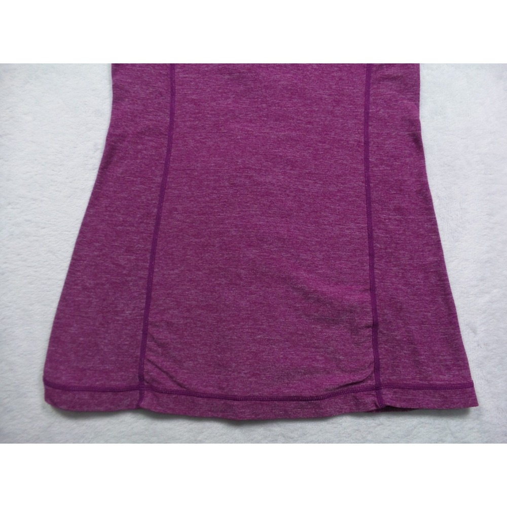 Lululemon Top Womens Size 4 Purple Dash Tank II Ruffle Pocket Stretch Yoga - Picture 2 of 10
